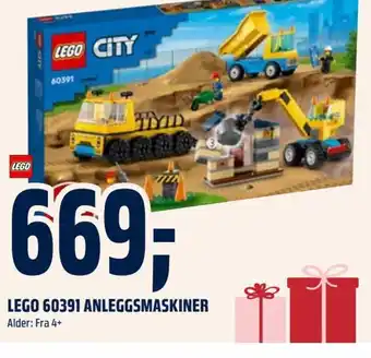 Coop Obs LEGO 60391 ANLEGGSMASKINER tilbud