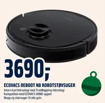 ECOVACS DEBOOT N8 ROBOTSTØVSUGER