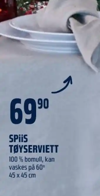Coop Obs SPiiS TØYSERVIETT tilbud