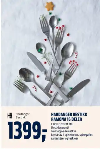 Coop Obs HARDANGER BESTIKK RAMONA 16 DELER tilbud