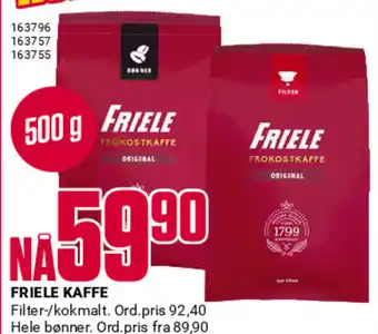 Europris FRIELE KAFFE tilbud