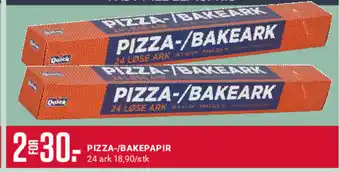 Europris PIZZA-/BAKEPAPIR tilbud