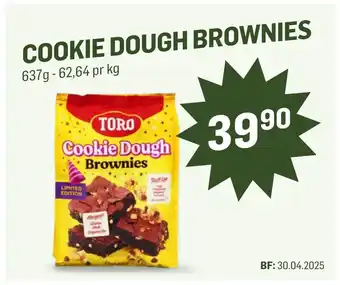 Cookie dough brownies
