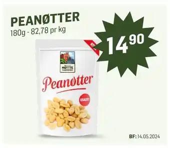 Holdbart Peanøtter tilbud