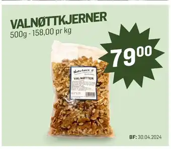 Holdbart Valnøttkjerner tilbud
