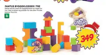 Extra Leker Fantus byggeklosser i tre tilbud