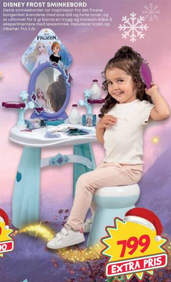 Extra Leker Disney frost sminkebord tilbud