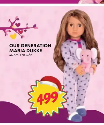 Extra Leker Our generation maria dukke tilbud