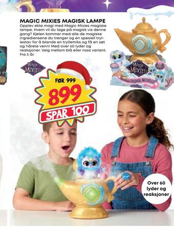 Extra Leker Magic mixies magisk lampe tilbud