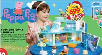 Extra Leker Peppa gris peppas cruiseskip tilbud