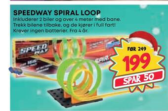 Extra Leker Speedway spiral loop tilbud