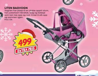 Extra Leker Liten bagvogn tilbud