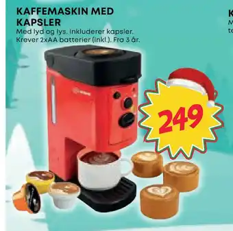 Extra Leker Kaffemaskin med kapsler tilbud