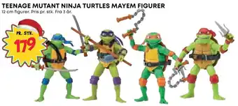 Extra Leker Teenage mutant ninja turtles mayem figurer tilbud