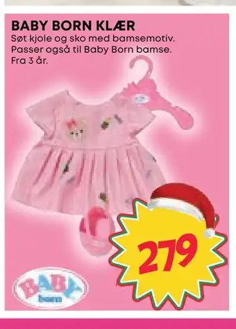 Extra Leker Baby born klær tilbud