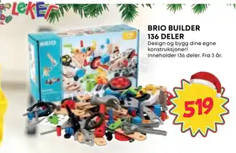 Extra Leker Brio builder 136 deler tilbud