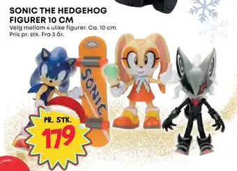 Extra Leker Sonic the hedgehog figurer 10 cm tilbud