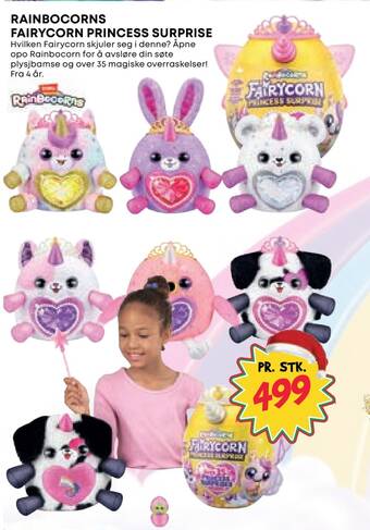 Extra Leker Rainbocorns fairycorn princess surprise tilbud