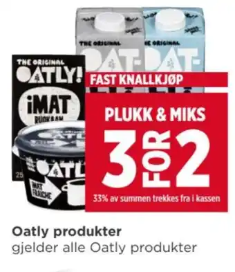 Meny Oatly produkter tilbud