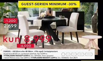 Skeidar Guest bord tilbud