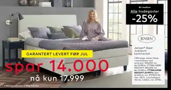 Skeidar Jensen opal jubileum kontinental tilbud