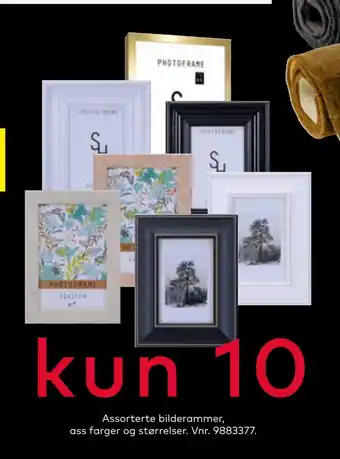 Skeidar Assorterte bilderammer tilbud