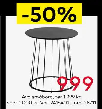 Ava småbord
