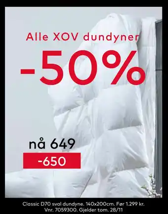 Skeidar Classic d70 sval dundyne tilbud