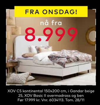 Skeidar Xov c5 kontinental tilbud
