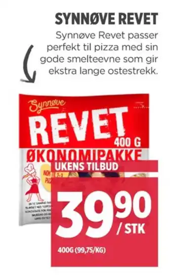 Meny Synnøve finden revet ost tilbud