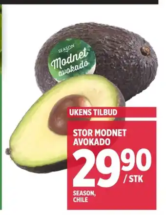 Meny Season avokado tilbud