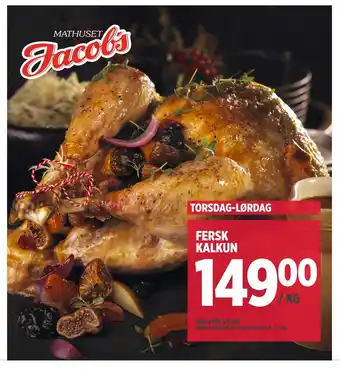 Jacobs Fersk kalkun tilbud
