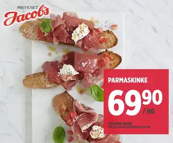 Jacobs Parmaskinke tilbud