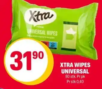 Coop Extra XTRA WIPES UNIVERSAL tilbud