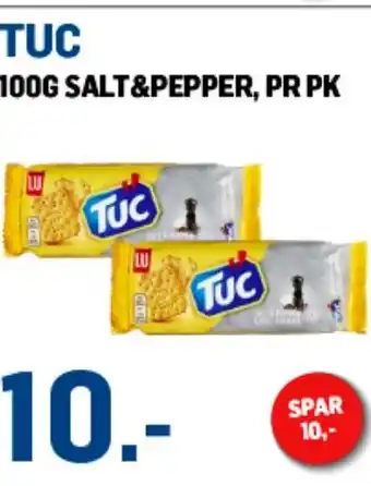 Price Lagerbutikk TUC 100G SALT&PEPPER, PR PK tilbud