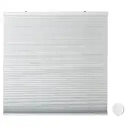 IKEA Tredansen lystett plissegardin med smart hub, hvit, 120x195 cm tilbud