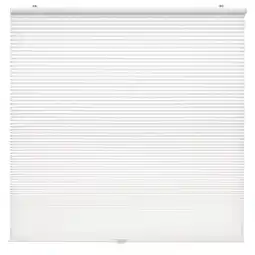 IKEA Hoppvals plisségardin, dobbel, hvit, 80x155 cm tilbud