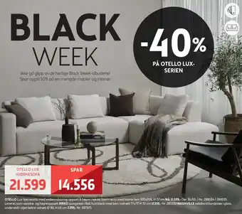 Bohus Otello lux hjørnesofa tilbud