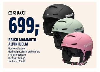 Coop Obs Briko mammoth alpinhjelm tilbud