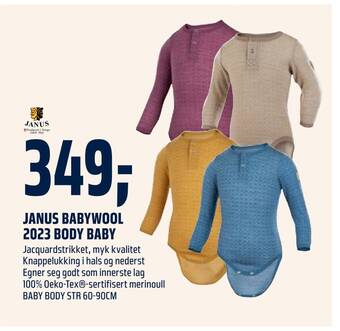 Coop Obs Janus babywool 2023 body baby tilbud