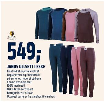 Coop Obs Janus ullsett i eske tilbud