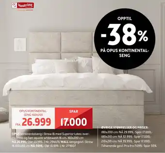 Bohus Opus kontinentalseng tilbud