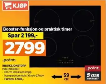 POWER INDUKSJONSTOPP POIH306014N tilbud