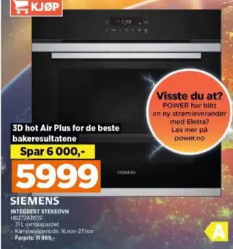 POWER Siemens oppvaskmaskin tilbud