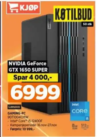 POWER Lenovo pc tilbud
