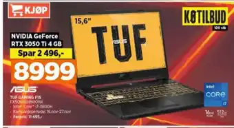 POWER Asus bærbar pc tilbud