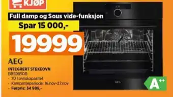 POWER Aeg innbyggovn tilbud