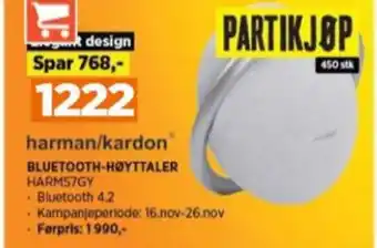 POWER Harman kardon høyttaler tilbud