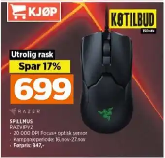 POWER Razer mus tilbud