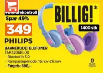 POWER Philips headset tilbud